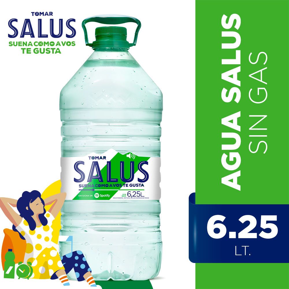 Agua Salus sin gas Bidón 6.25L - Districomp