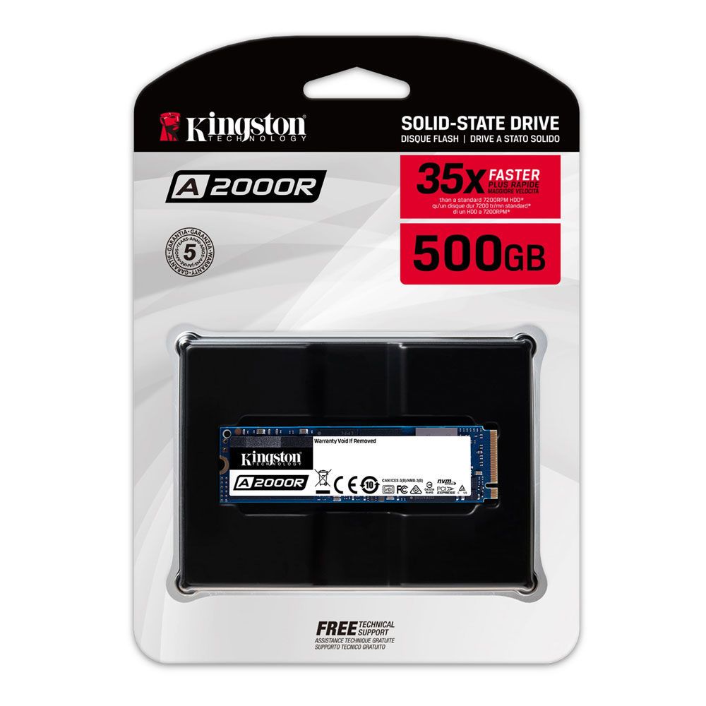 Disco Sólido SSD Kingston 500GB NVMe - Districomp