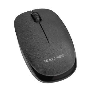 Mouse Inalámbrico Negro 1200 DPI Multilaser MO251 