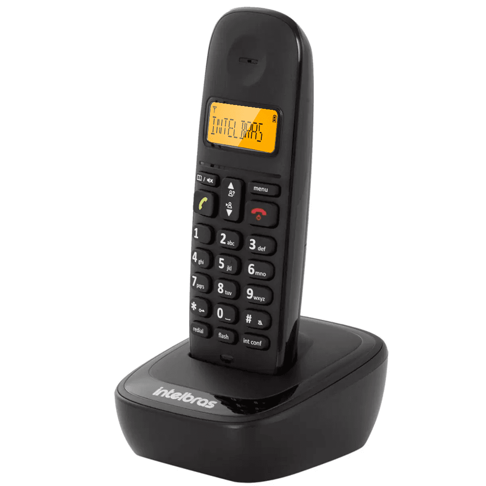 Teléfono inalámbrico Intelbras TS 2512 negro