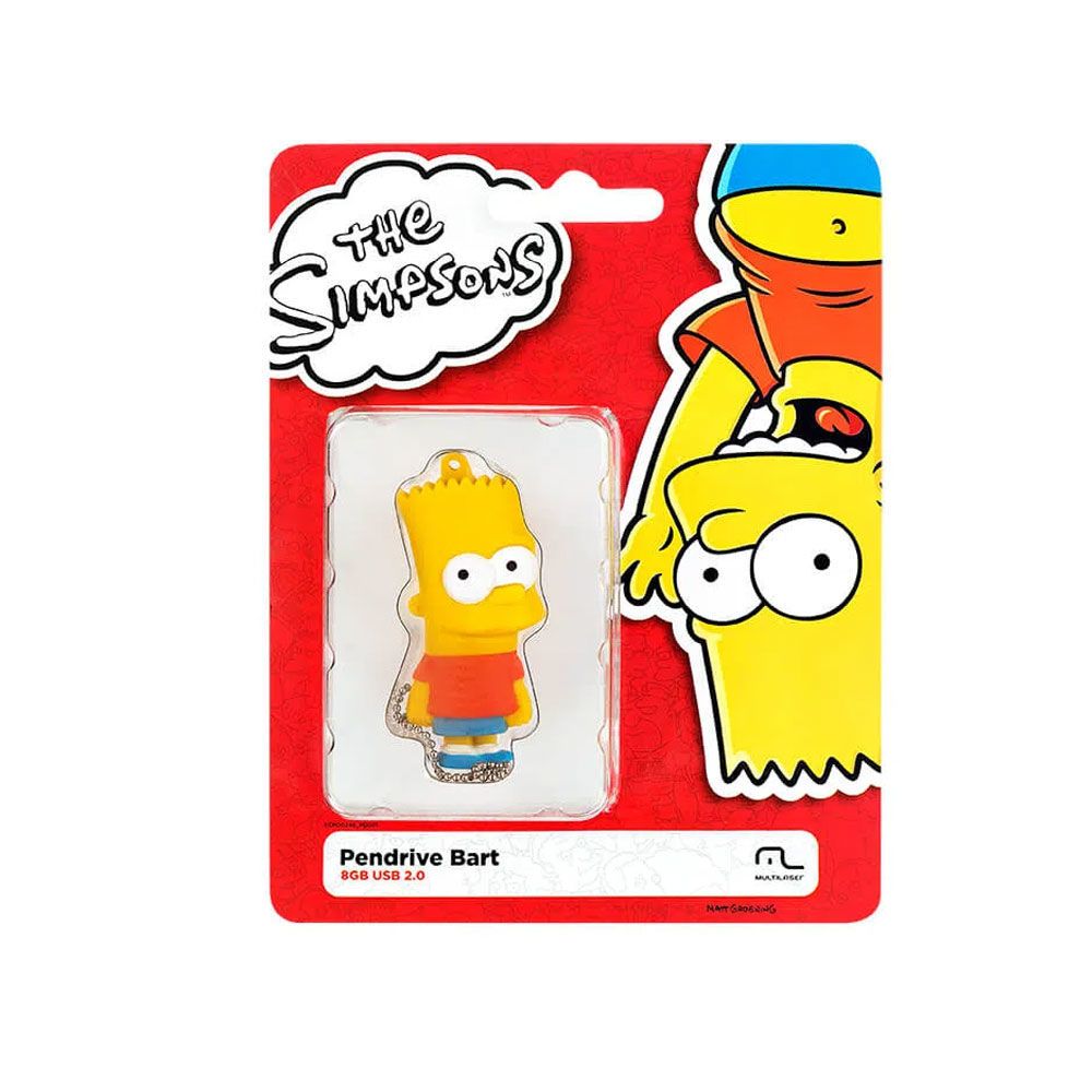 Pendrive Bart 2.0 8GB Multilaser PD071
