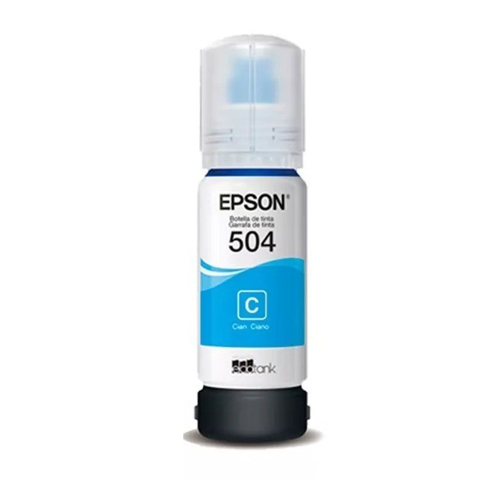 Tinta para impresora Epson T504 Cyan Epson L4150 4160 6161 14150 Original -  Cartuchos, toners, papel, informatica y oficina - Districomp