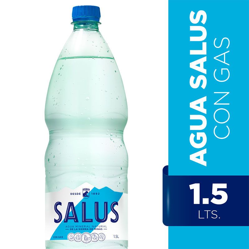 Agua Salus con gas 1.5L