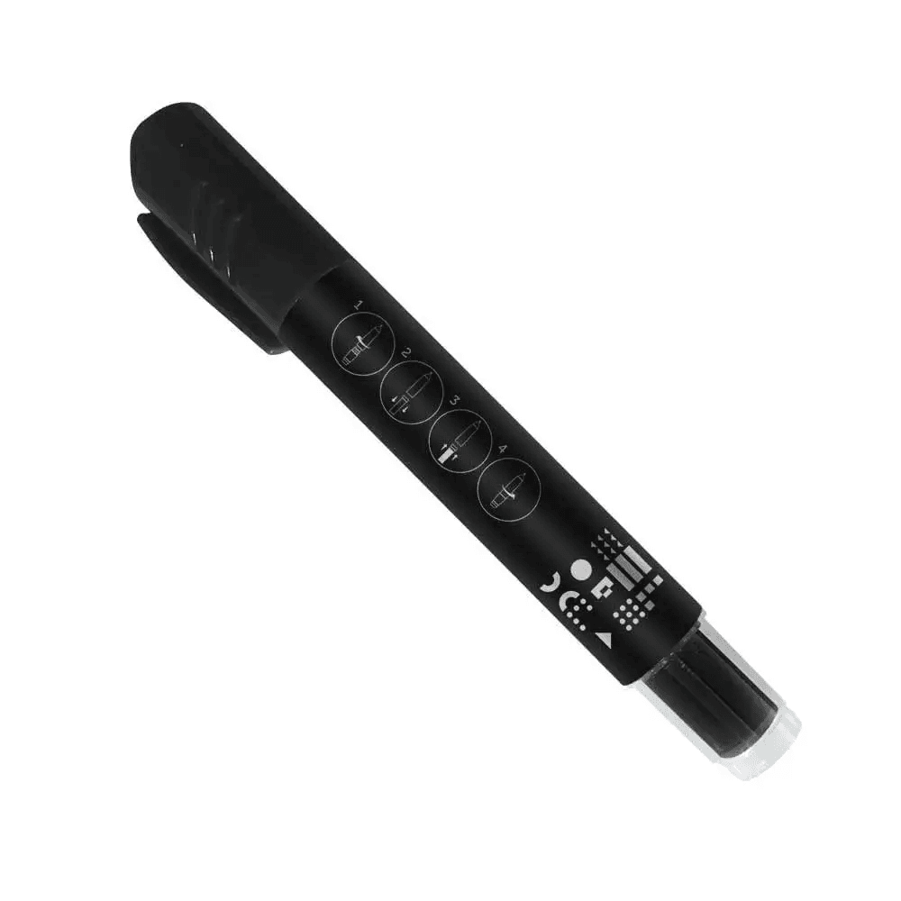 Marcador permanente recargable Negro MR011 + Recarga marcador x12 Keep MR012