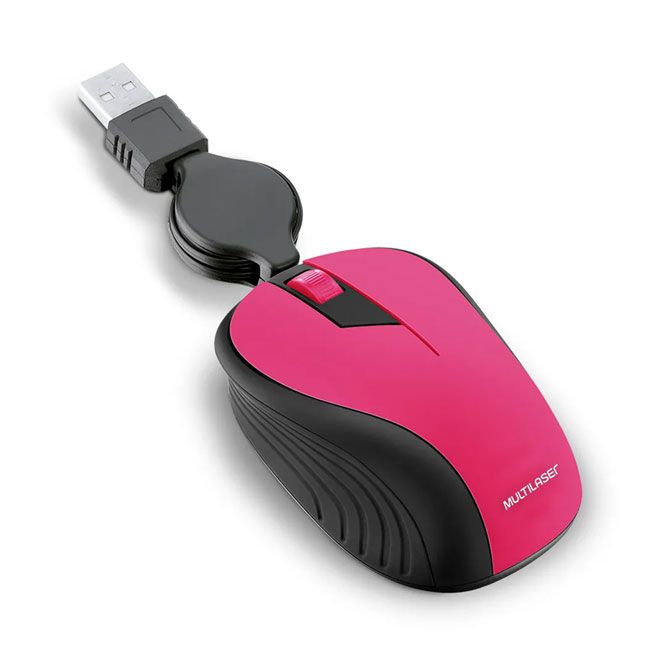 Mouse USB Retractil 1200 DPI Multilaser 