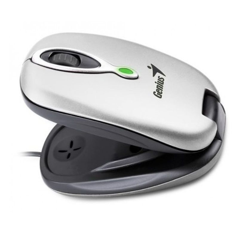 Mouse óptico USB Plateado 1200 DPI Genius 380 Navigator