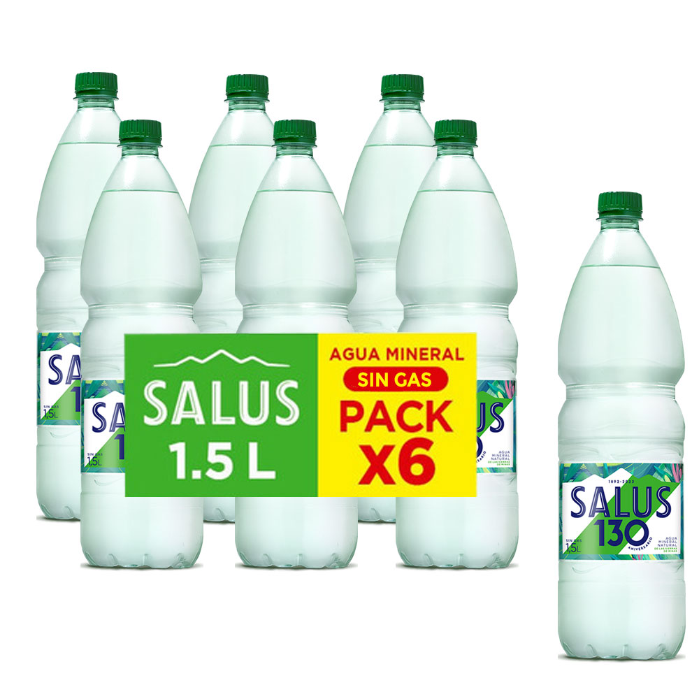 Agua Salus sin gas 1.5L x6