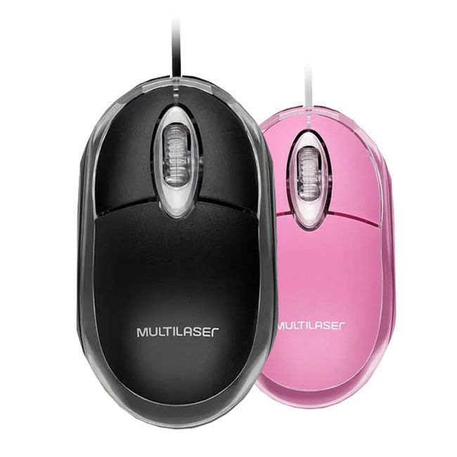 Mouse USB Negro 800 DPI Multilaser MO179 