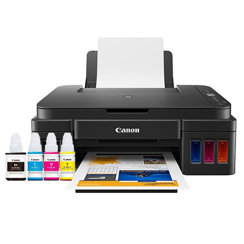 Impresora Multifunción Canon G3110 Sistema Continuo Wifi  + Tinta Incluidas
