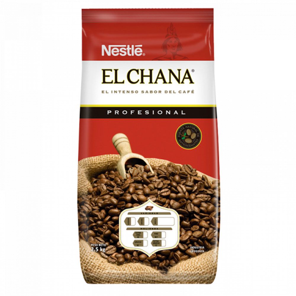 Café en grano El Chaná 2.5kg