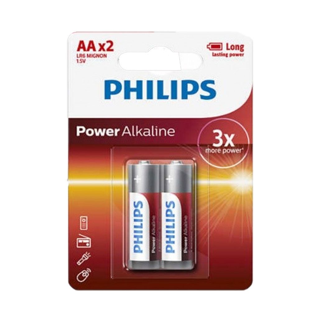 Pila Alcalina AAA Philips x2