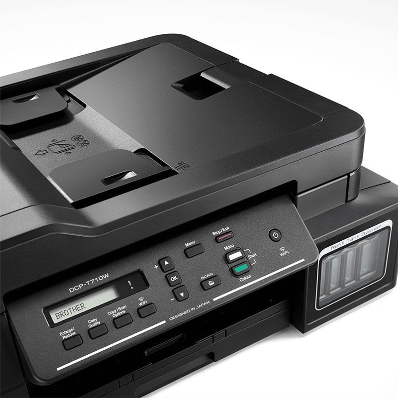 Impresora Multifunción Brother DCP T710 Sistema Continuo Wifi + Tinta  Incluidas - Cartuchos, toners, papel, informatica y oficina - Districomp