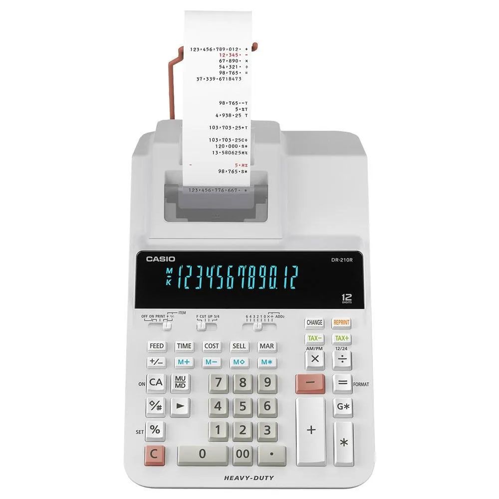 Calculadora con Impresora Casio DR-120R
