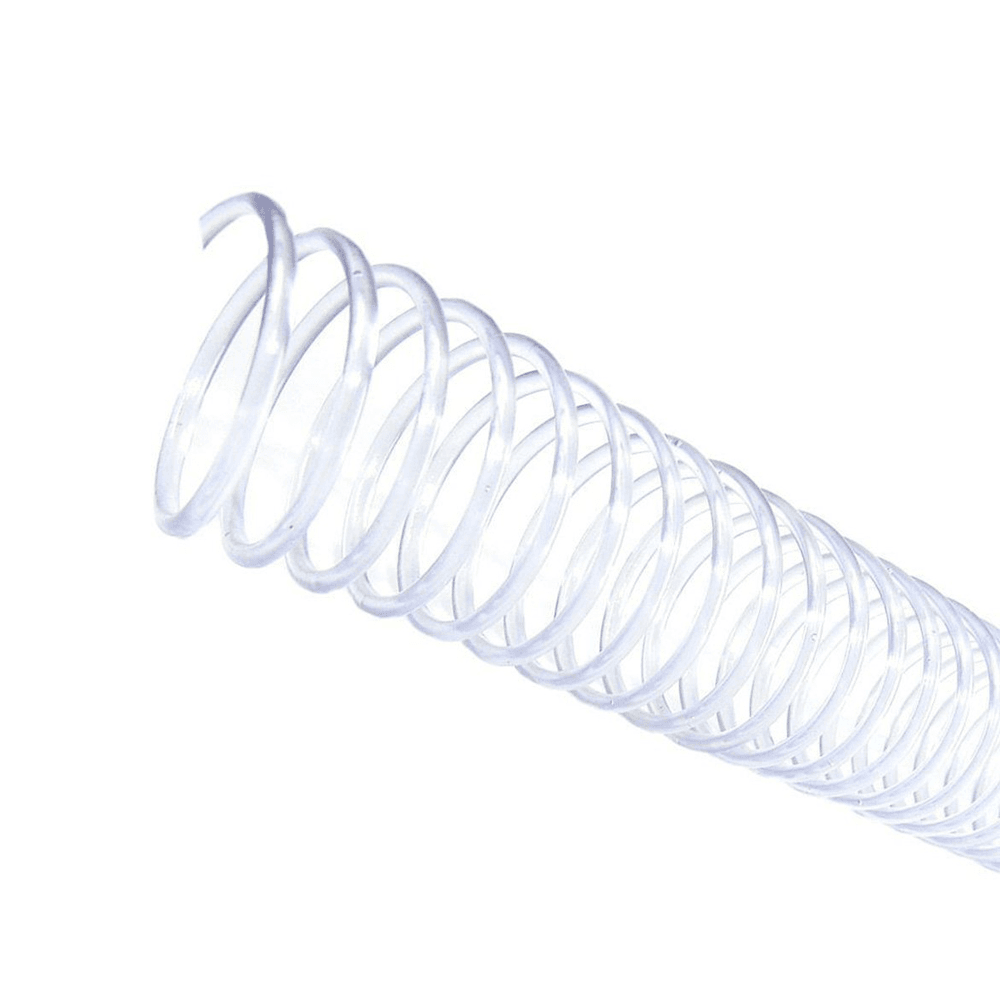 Espiral 50mm Plástico Transparente x12